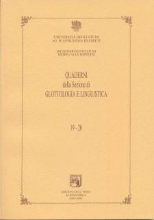 Series and Supplements of the Notebooks of the Section of Linguistics of the Department of Medieval and Modern Studies